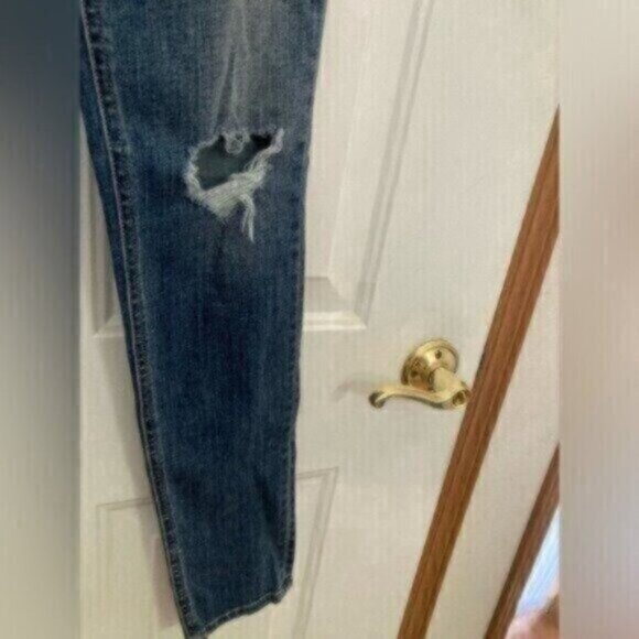 Rag & Bone High Rise Distressed Skinny Jeans Stretch Minimalist Slim - Picture 3 of 9